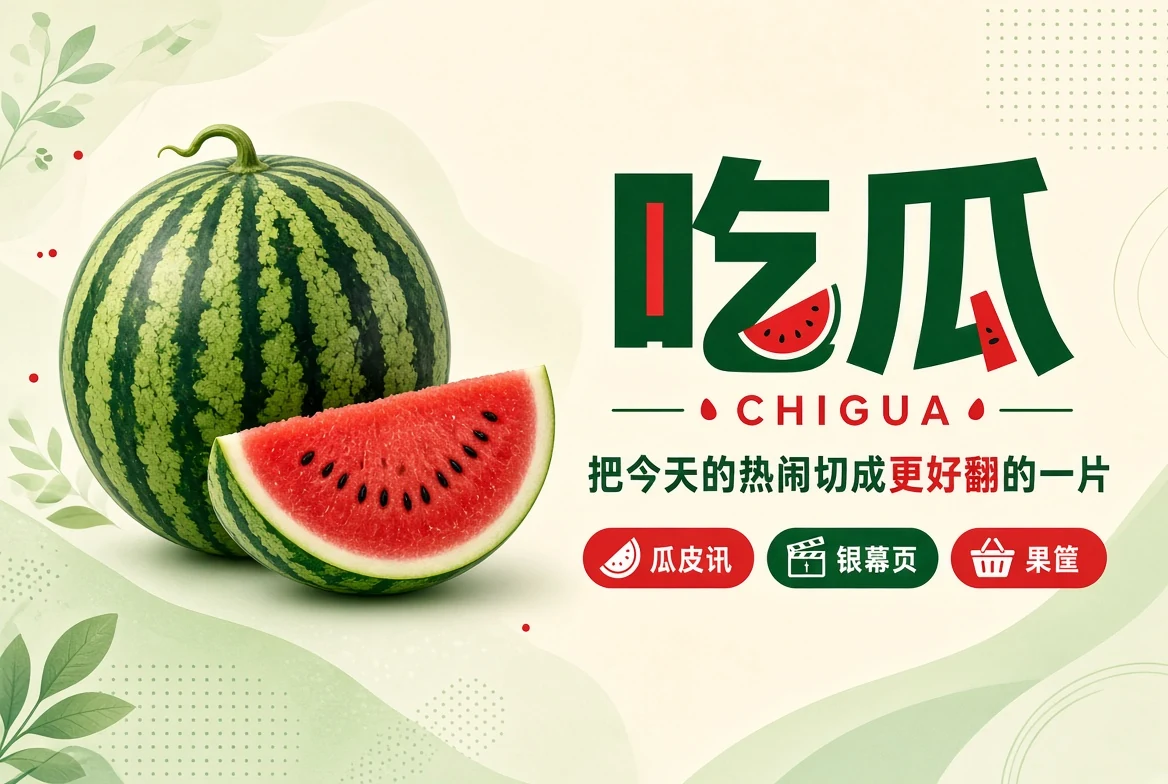 吃瓜品牌首页视觉